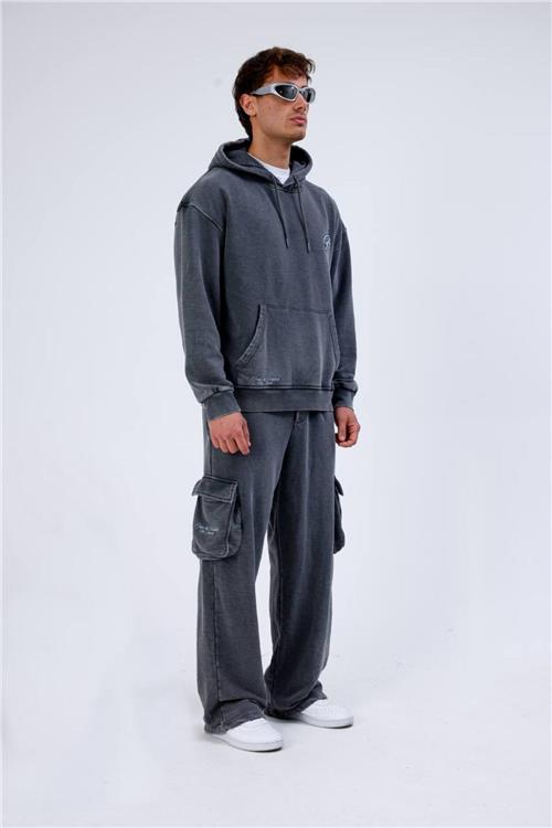 Wholesale Men Anthracite Tracksuit Set