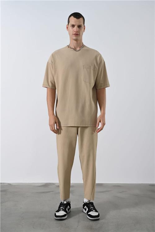 Wholesale Men Beige Pants