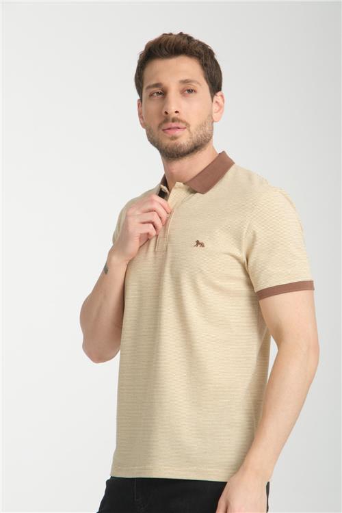 Wholesale Men Beige T-shirt