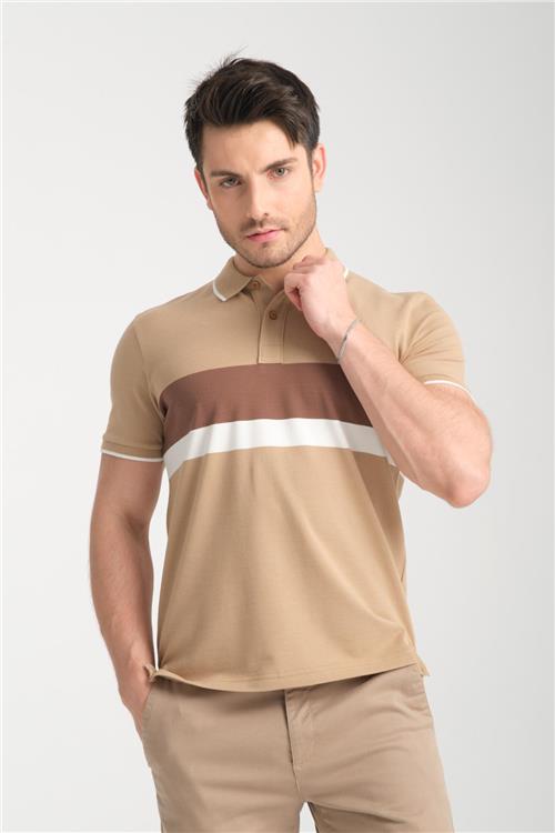 Wholesale Men Beige T-shirt
