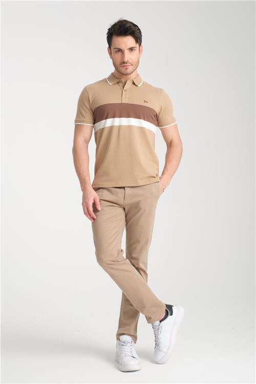 Wholesale Men Beige T-shirt