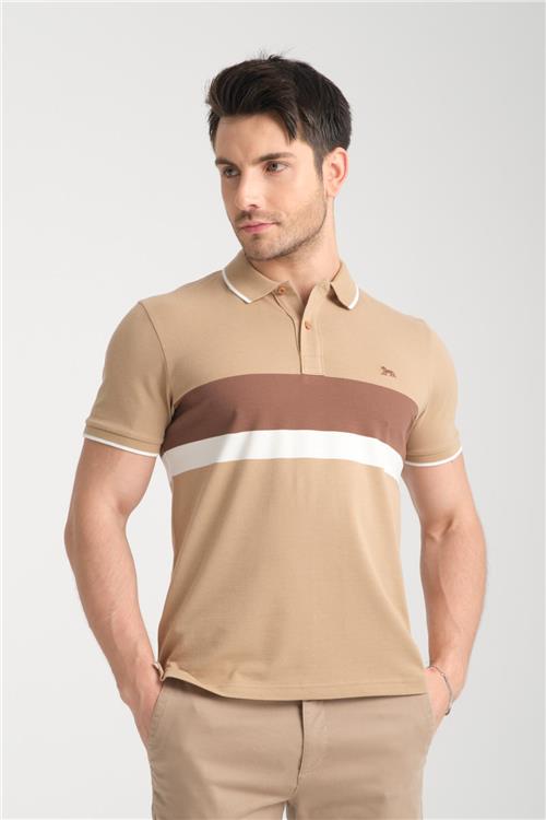 Wholesale Men Beige T-shirt