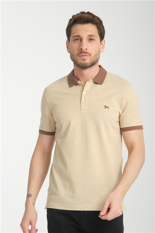Wholesale Men Beige T-shirt
