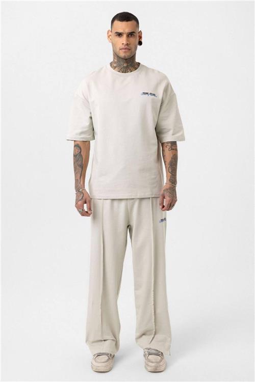 Wholesale Men Beige Tracksuit