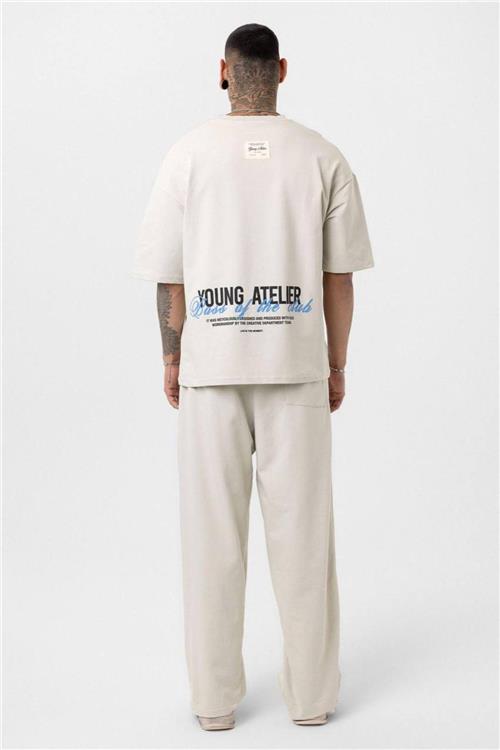 Wholesale Men Beige Tracksuit