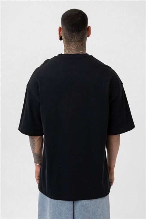 Wholesale Men Black Oversize T-shirt
