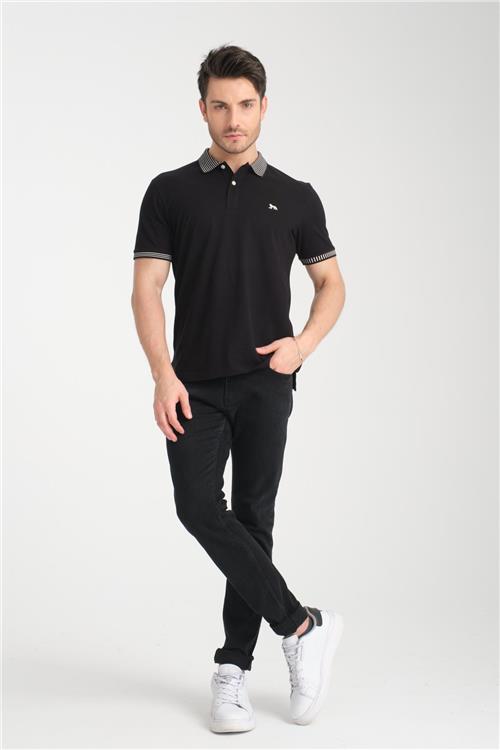 Wholesale Men Black T-shirt
