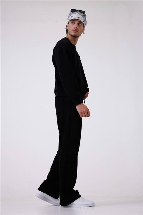 Wholesale Men Black Tracksuit Set