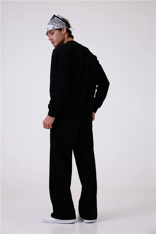 Wholesale Men Black Tracksuit Set