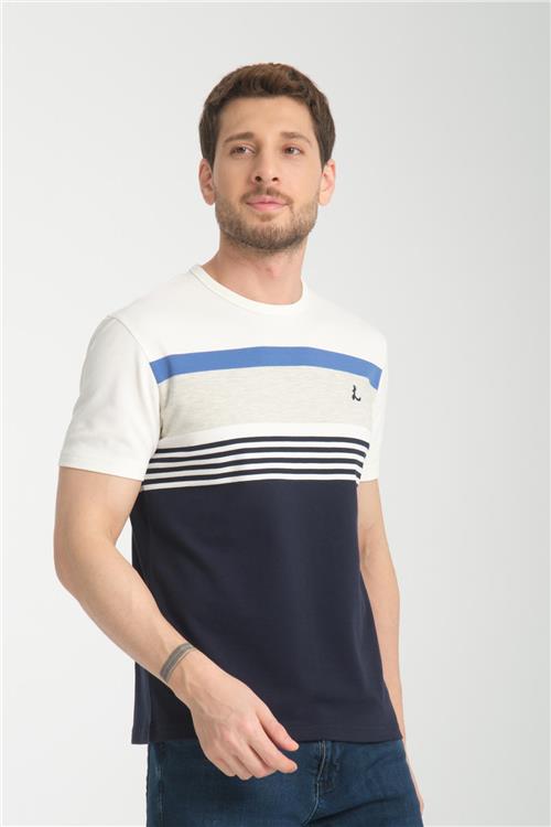 Wholesale Men Blue  T-shirt