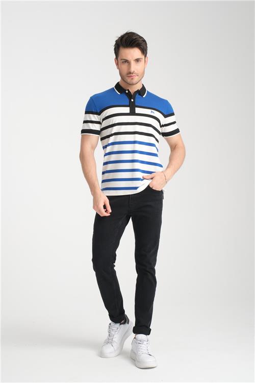 Wholesale Men Blue  T-shirt