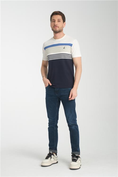 Wholesale Men Blue  T-shirt