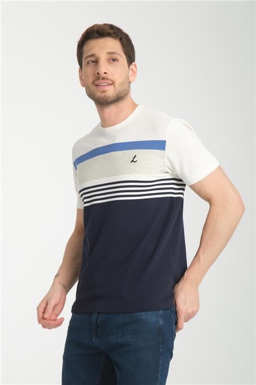 Wholesale Men Blue  T-shirt