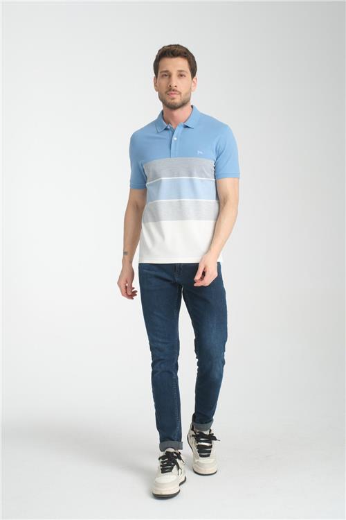 Wholesale Men Blue T-shirt