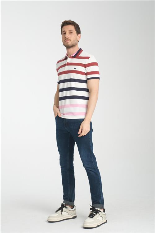 Wholesale Men Bordeaux T-shirt