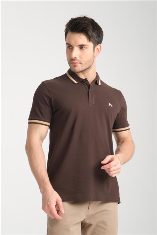 Wholesale Men Brown T-shirt