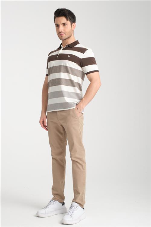 Wholesale Men Brown T-shirt