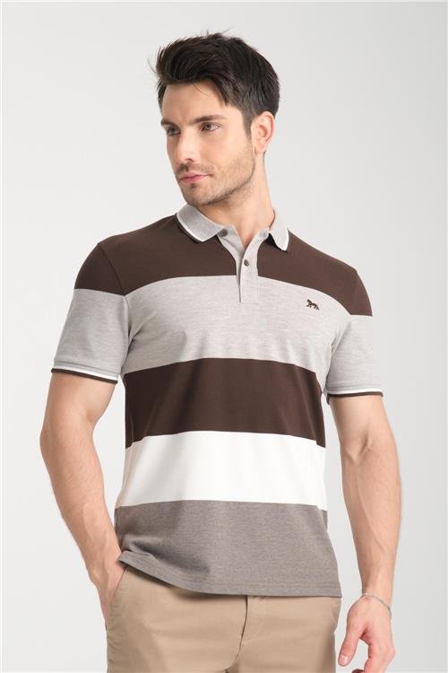 Wholesale Men Brown T-shirt