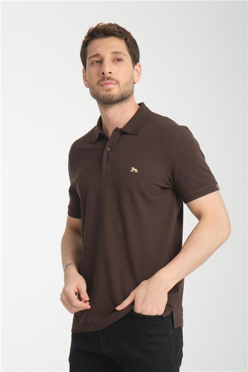 Wholesale Men Brown T-shirt