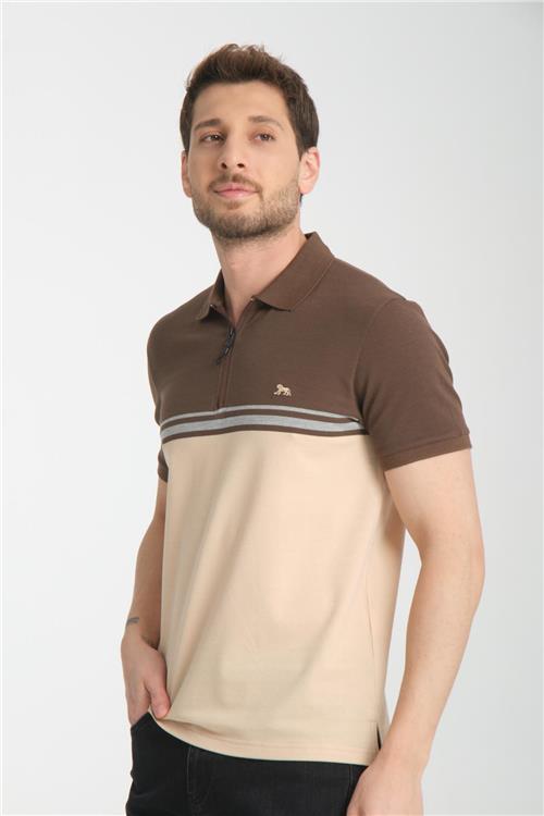 Wholesale Men Brown T-shirt