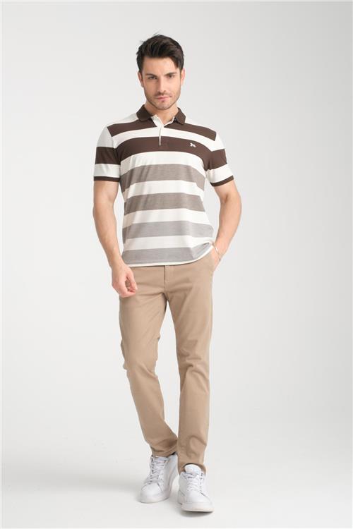 Wholesale Men Brown T-shirt