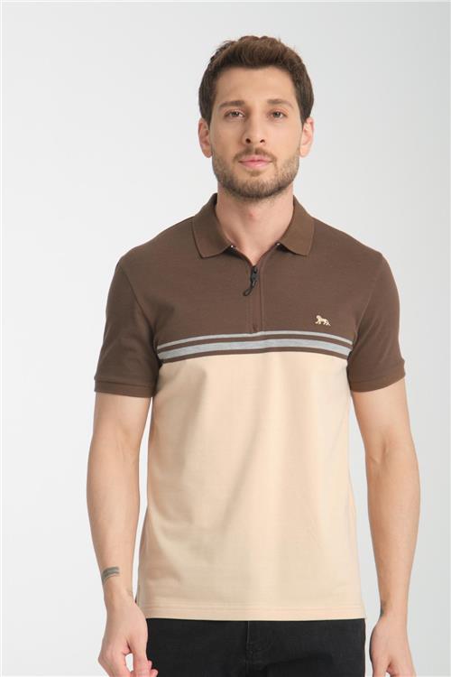 Wholesale Men Brown T-shirt