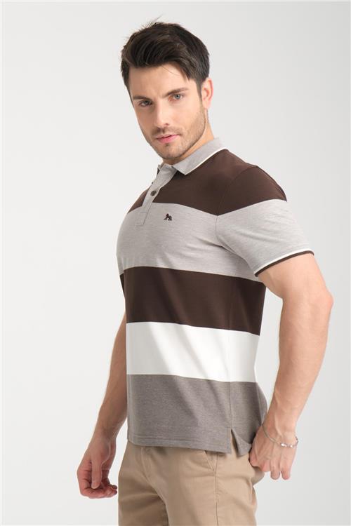 Wholesale Men Brown T-shirt