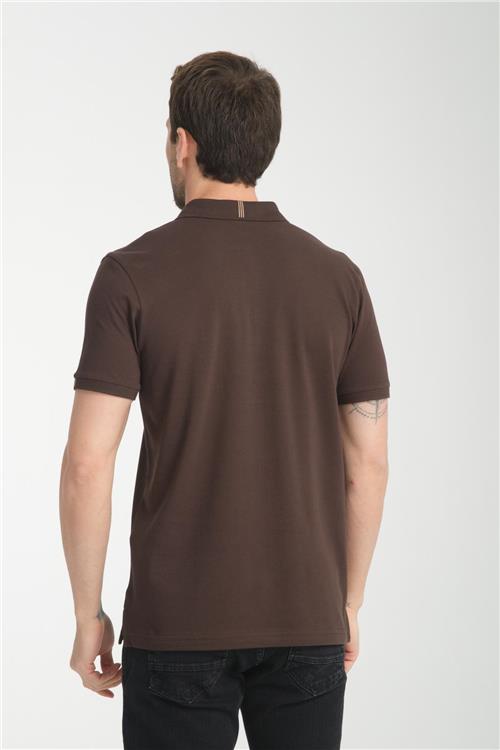 Wholesale Men Brown T-shirt