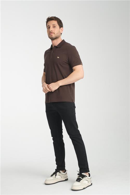 Wholesale Men Brown T-shirt