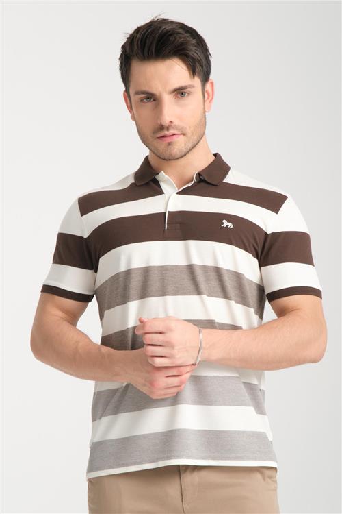 Wholesale Men Brown T-shirt