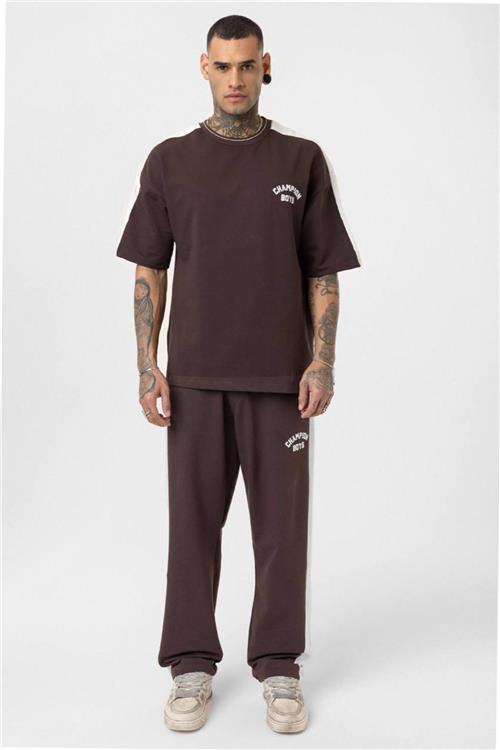 Wholesale Men Brown Tracksuit