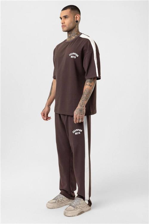 Wholesale Men Brown Tracksuit