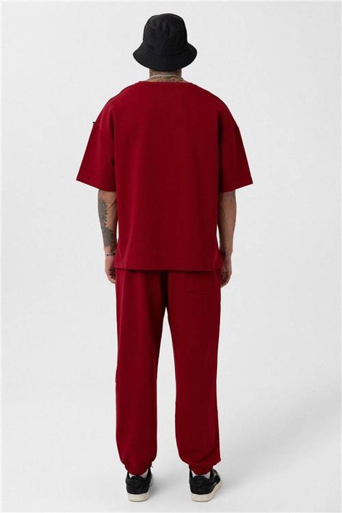 Wholesale Men Burgundy Tracksuit
