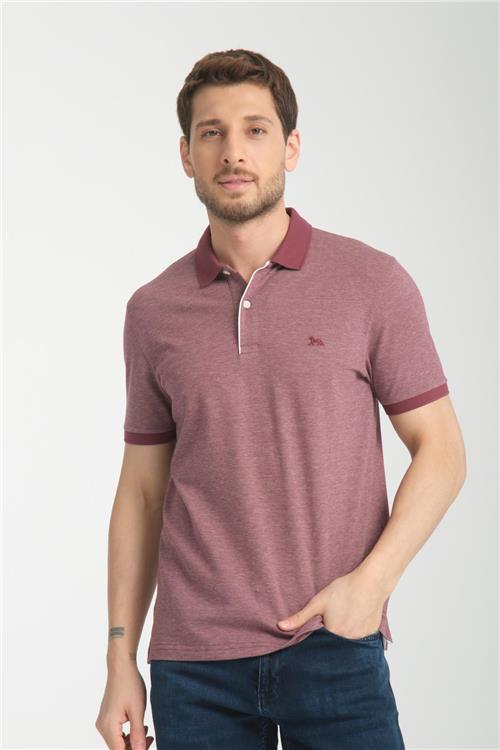 Wholesale Men Carmine Red T-shirt