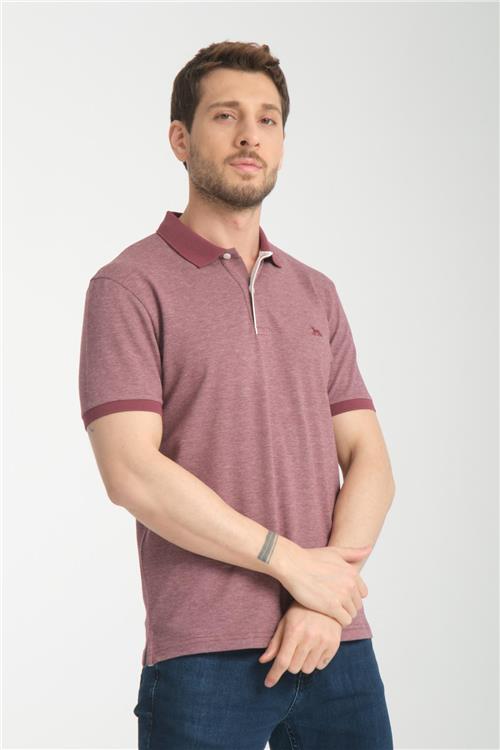 Wholesale Men Carmine Red T-shirt