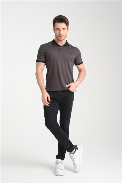 Wholesale Men Dark Brown T-shirt