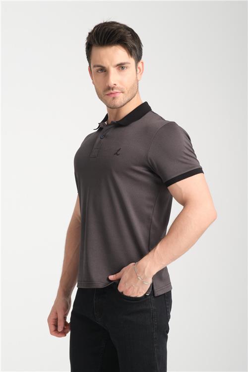 Wholesale Men Dark Brown T-shirt