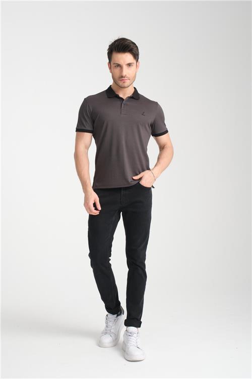 Wholesale Men Dark Brown T-shirt
