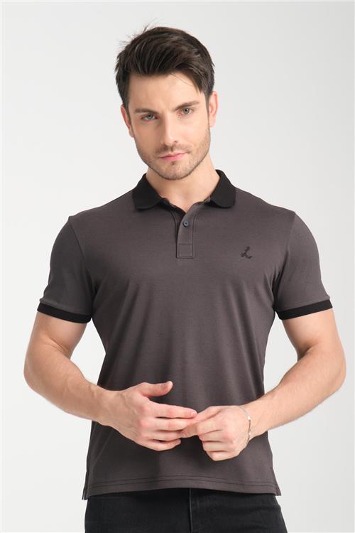 Wholesale Men Dark Brown T-shirt