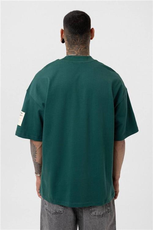 Wholesale Men Dark Green T-shirt