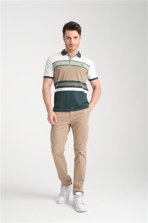 Wholesale Men Dark Khaki  T-shirt