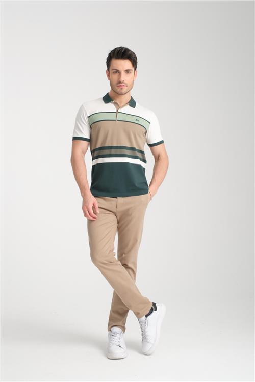 Wholesale Men Dark Khaki  T-shirt
