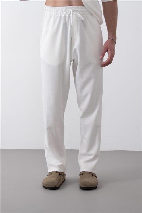 Wholesale Men Ecru Pants