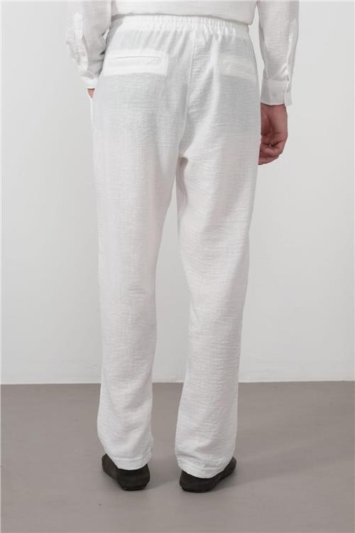 Wholesale Men Ecru Pants