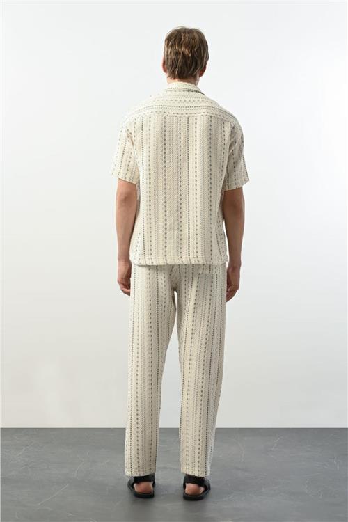 Wholesale Men Ecru Pants