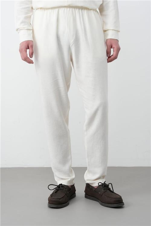 Wholesale Men Ecru Pants