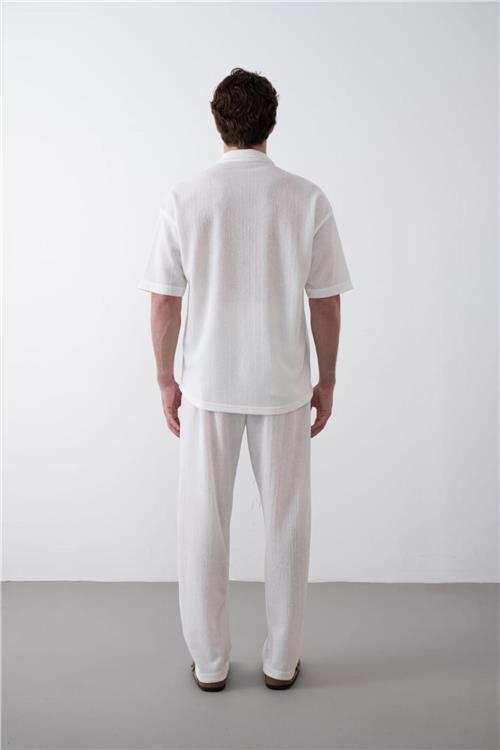 Wholesale Men Ecru Pants