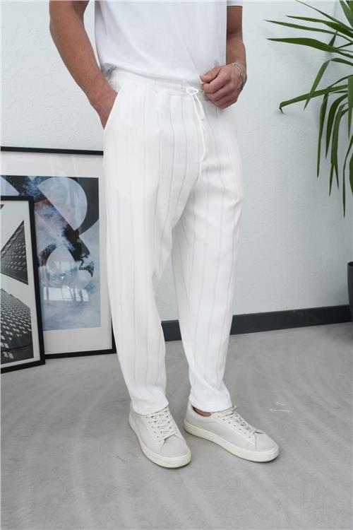 Wholesale Men Ecru Pants