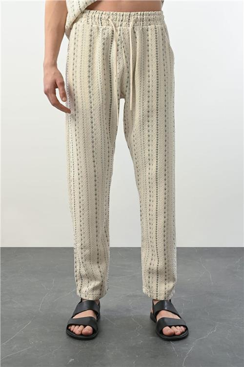 Wholesale Men Ecru Pants