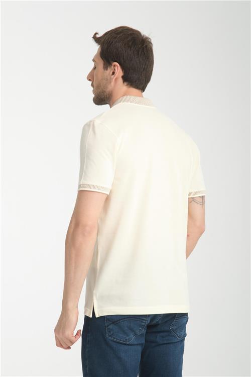 Wholesale Men Ecru T-shirt